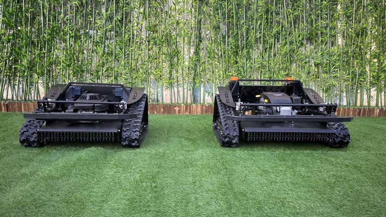 Vigorun VTLM800 remote controlled crawler lawn mower robot for sale made by Vigorun Tech