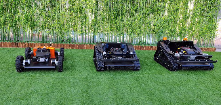 Vigorun VTLM800 remotely controlled track grass cutter for sale made by Vigorun Tech