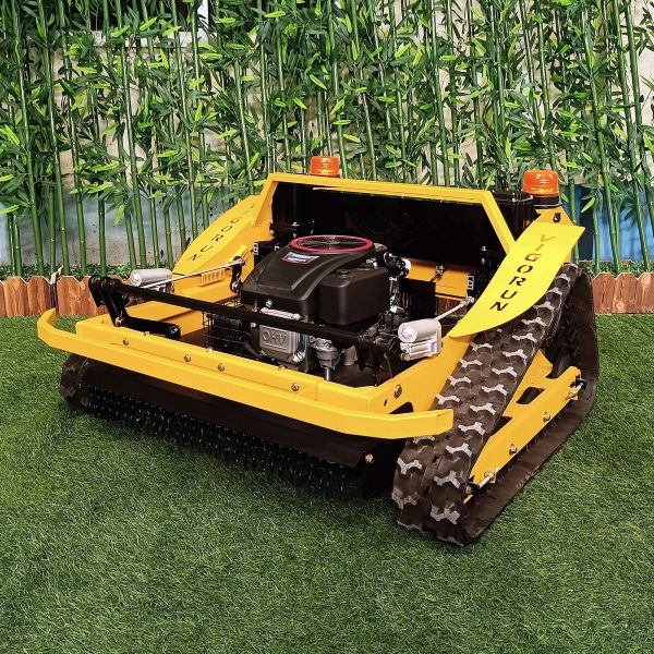 Yellow Remote Controlled Tracked Brush Mower (VTLM800)