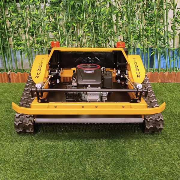Yellow Remote Controlled Tracked Brush Mower (VTLM800) - Image 3