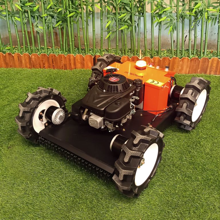 Precision at Your Fingertips: Vigorun remote controlled crawler weed mower made in China