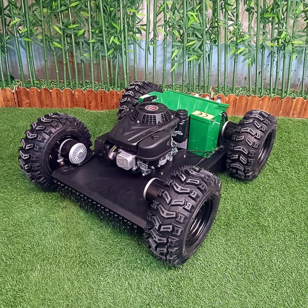 Green Wireless 4WD Robotic Lawn Mower (VTW550-90) With Tubeless Tires