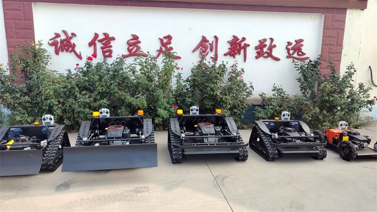 Vigorun VTLM800 RC tracked lawn cutter machine for sale made by Vigorun Tech
