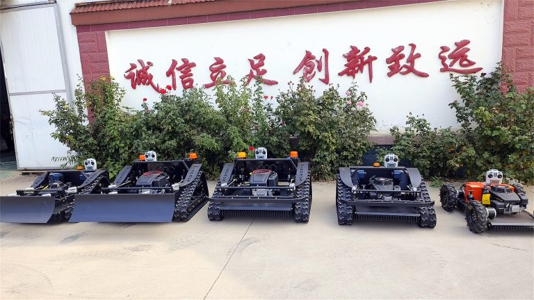 Built for the World – Vigorun VTLM800 remote controlled track grass cutter Made by Vigorun