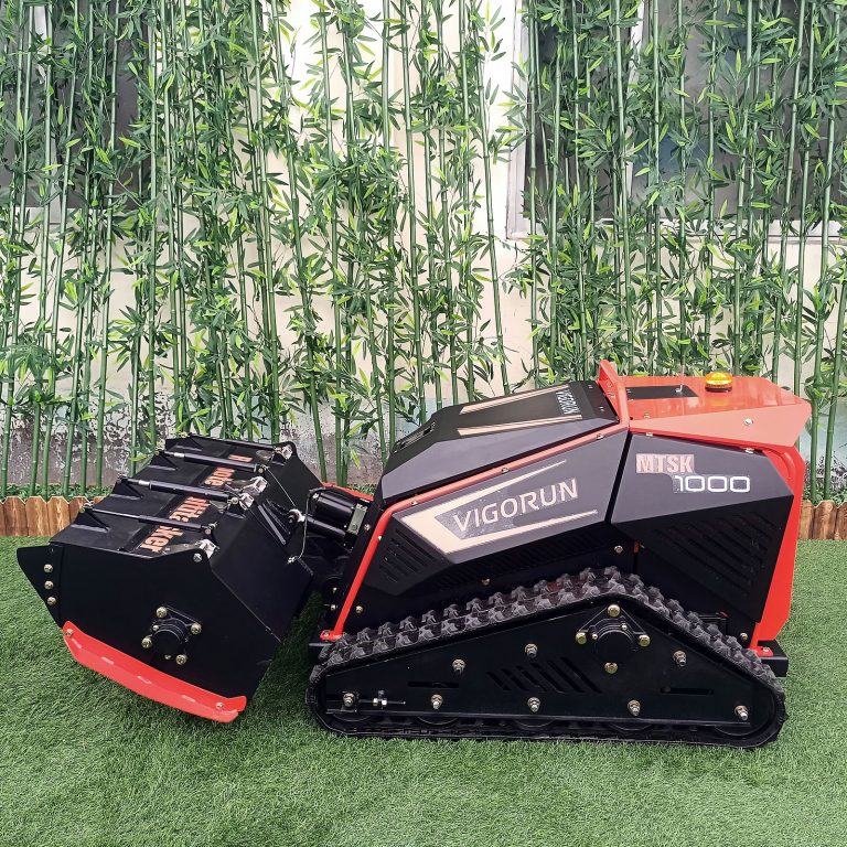 Affordable Vigorun remote operated tracked tank lawn mower customized