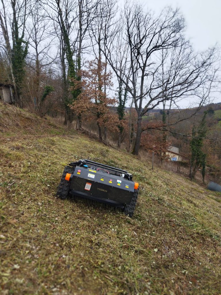 Go Anywhere, Cut Anything – 452cc Remote Mower for Slopes and Overgrowth