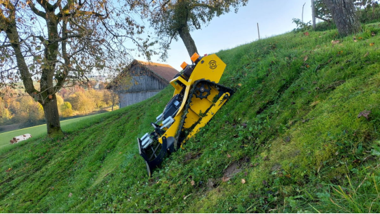 Factory direct Vigorun remotely controlled tracked lawn mower trimmer