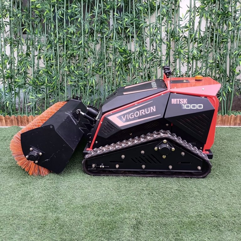 Vigorun remote controlled caterpillar weed cutter for sale