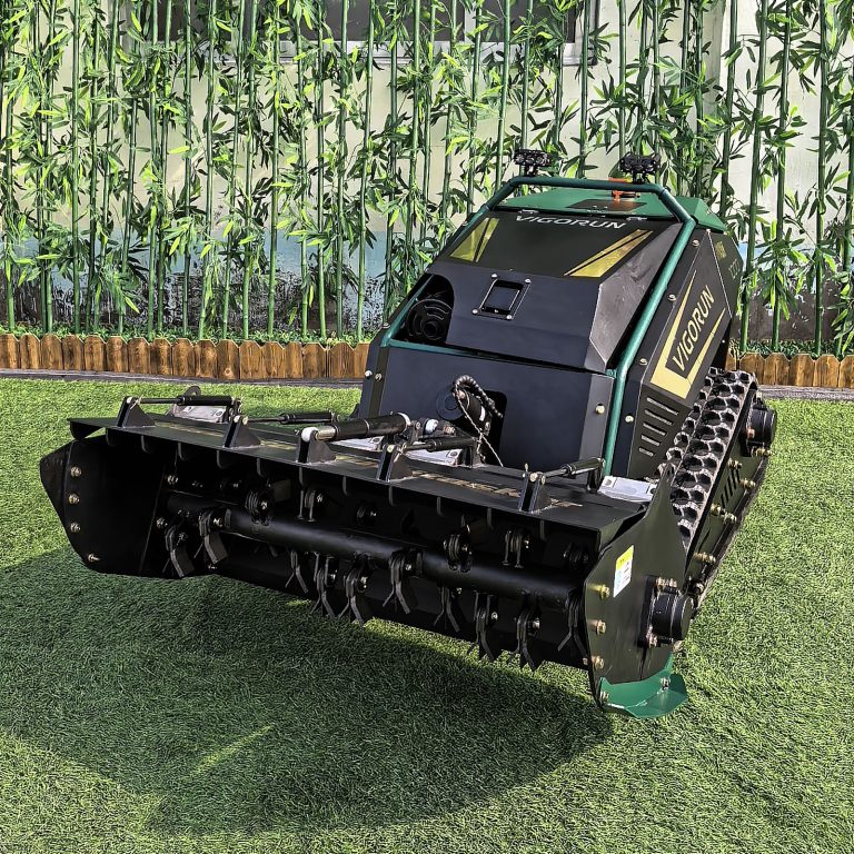 Vigorun remotely controlled rubber track tool transporter made by Vigorun Tech
